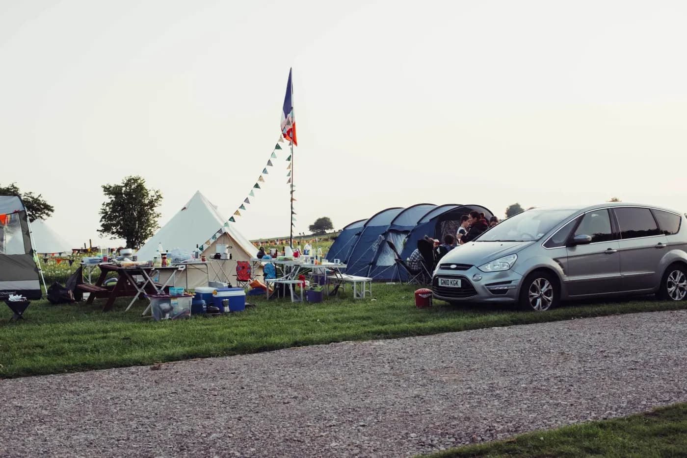 Little Rue Hill, camping