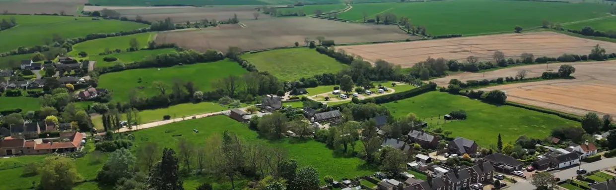 Low Farm Touring Park, site landscape
