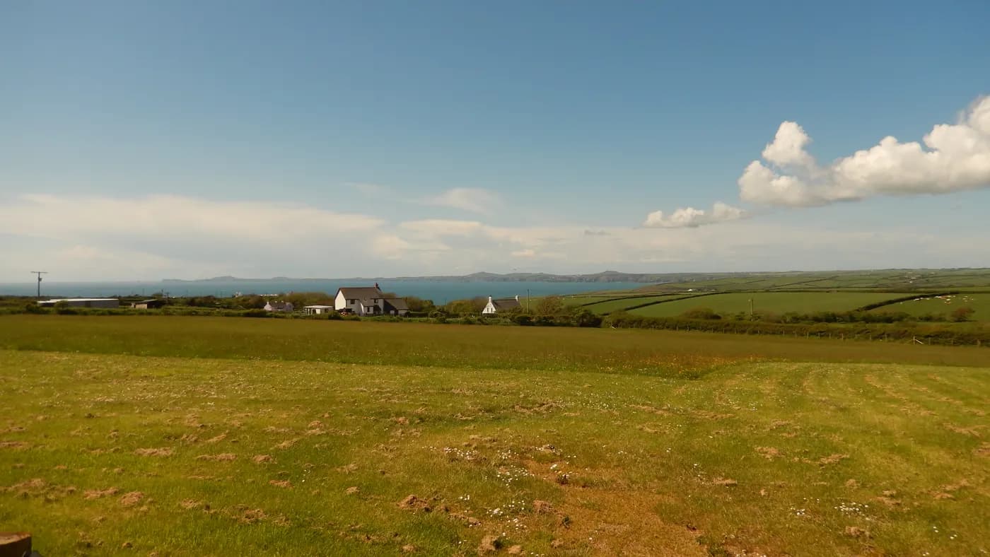 Druidstone Home Farm, site landscape