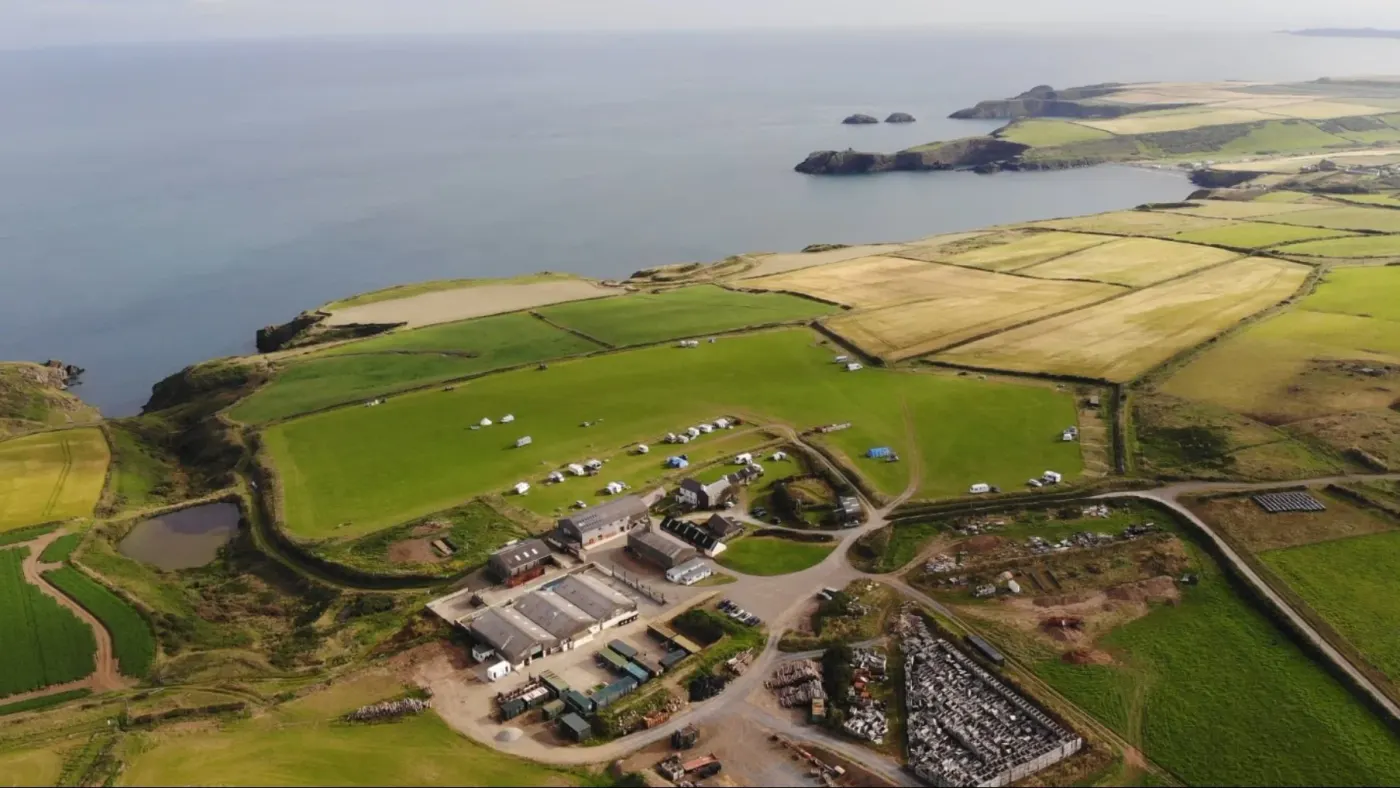 Celtic Camping, site landscape