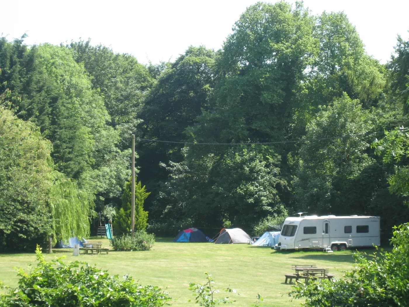 Folly Farm Caravan and Campsite Winchester, camping
