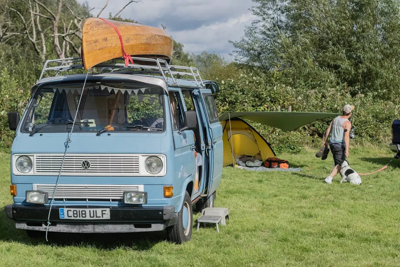 Ditchling Camp, camping