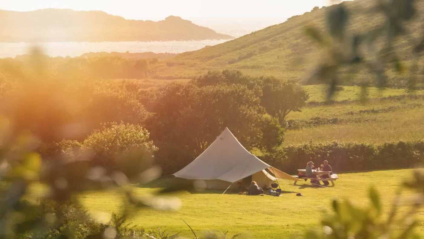 Bryher Campsite, glamping