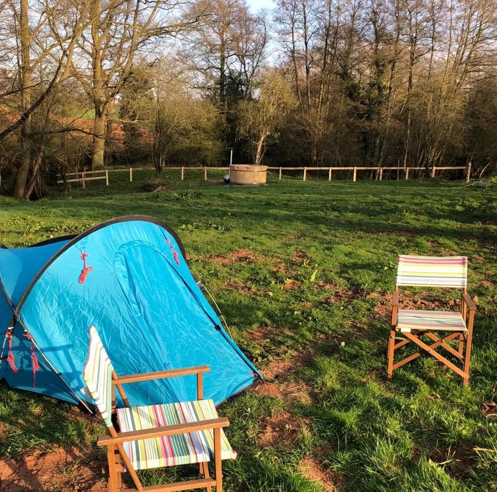 Linton Mill, camping