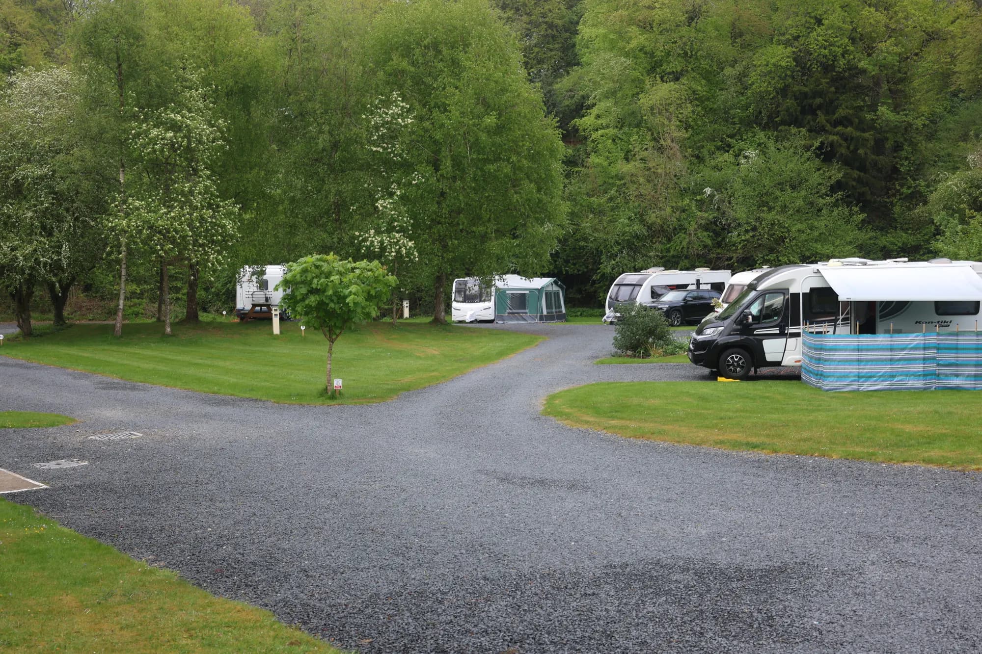 Campsite on Bromyard Downs