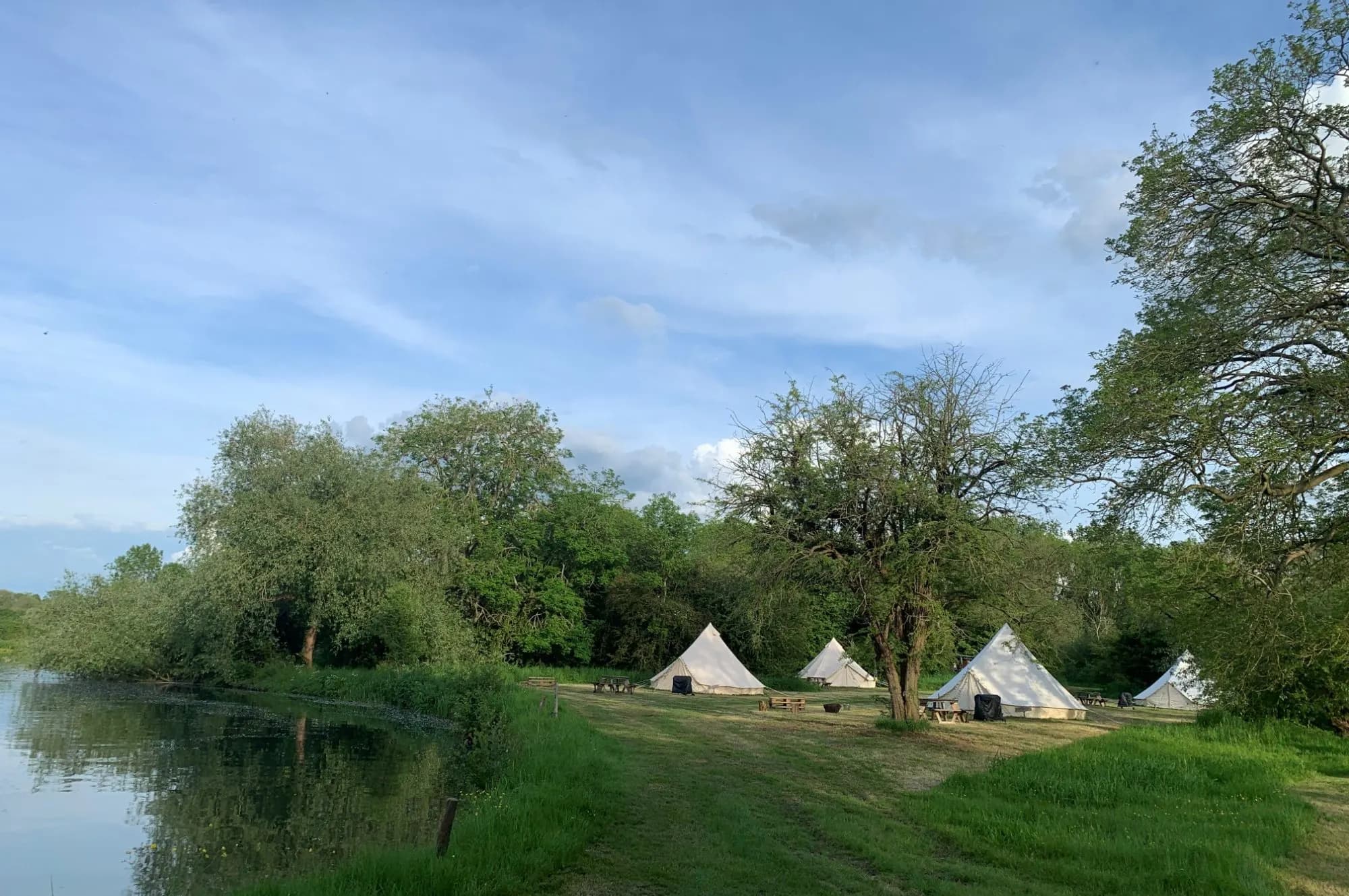 Camping By The River